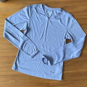 Patagonia Base Layer V-Neck Lavender Purple Size XS